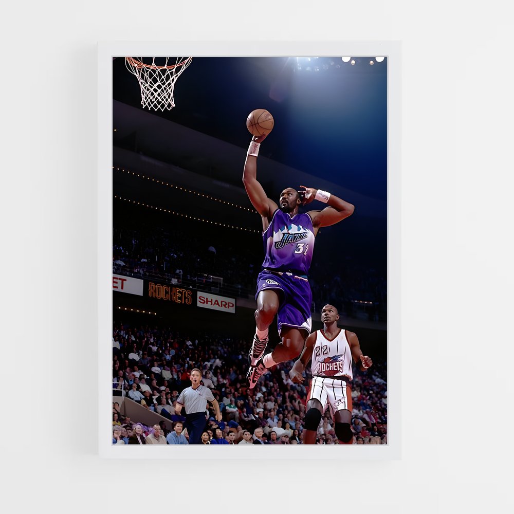 Poster L'Envol de Malone – affiche Basketball (vue 3)